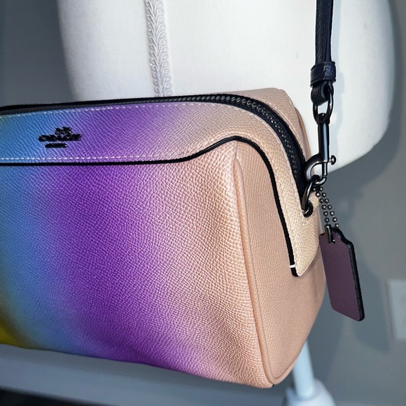 Coach NWT RARE rainbow ombré Bennett Crossbody bag purse 91456 - Picture 11 of 17